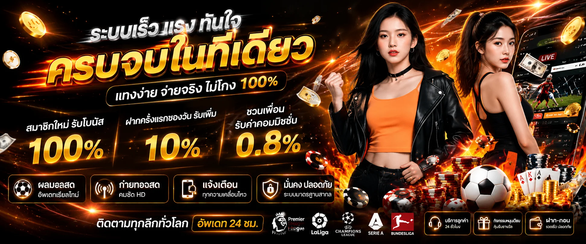 ตารางผลบอลสดอัปเดตเรียลไทม์และราคาบอลบน ALPHA88