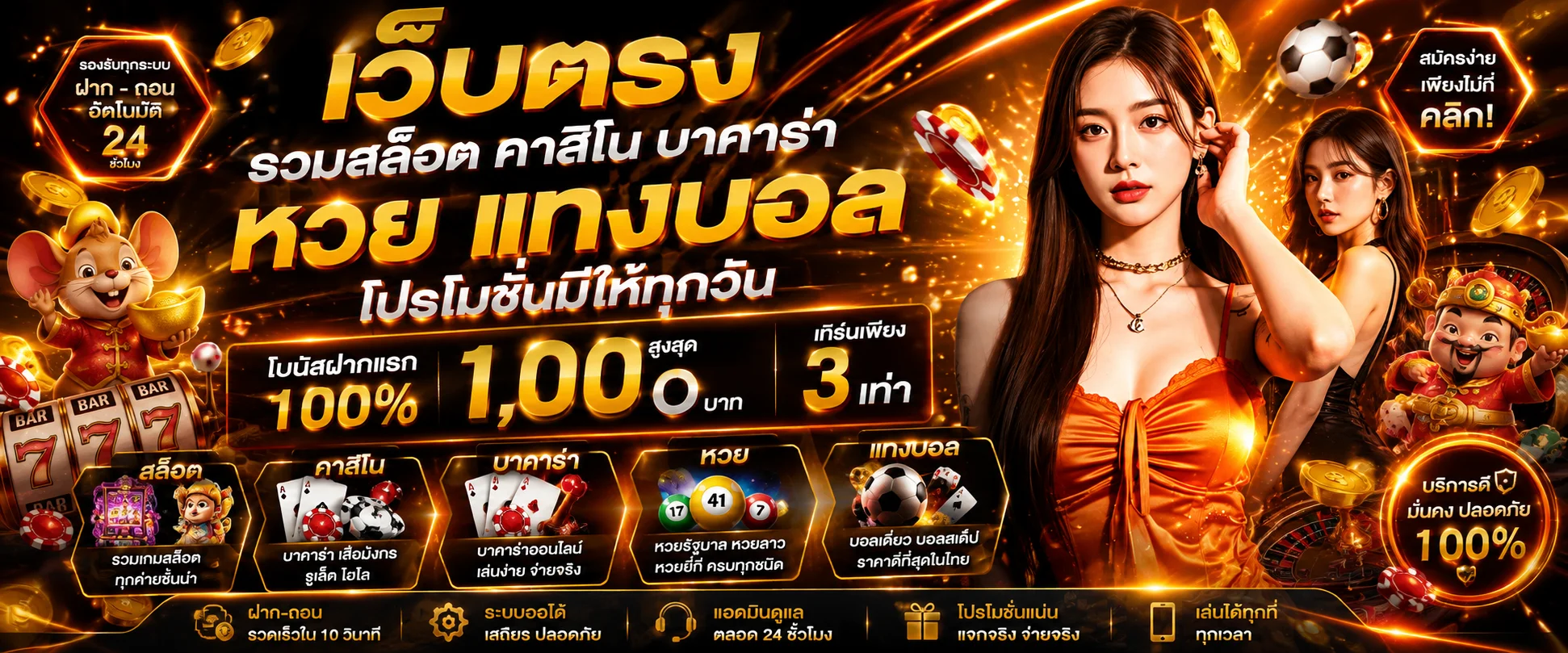 หน้าจอเว็บ ALPHA88 แสดงเมนูสล็อตและคาสิโนออนไลน์